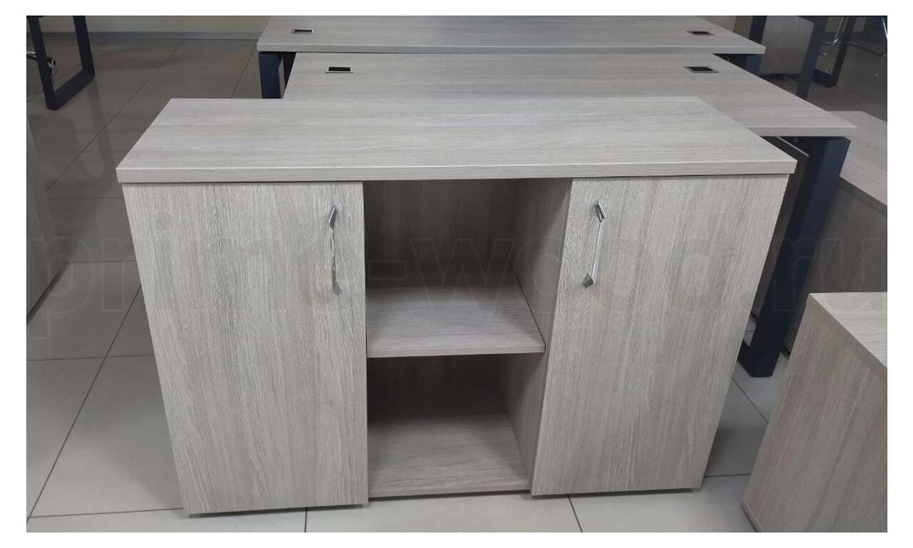Греденция ONIX 116x42x84 цвет: Дуб Аттик - фото со сборки