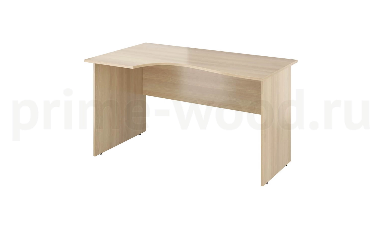 Стол офисный криволинейный (левый) 138x80x75 см - фото 3