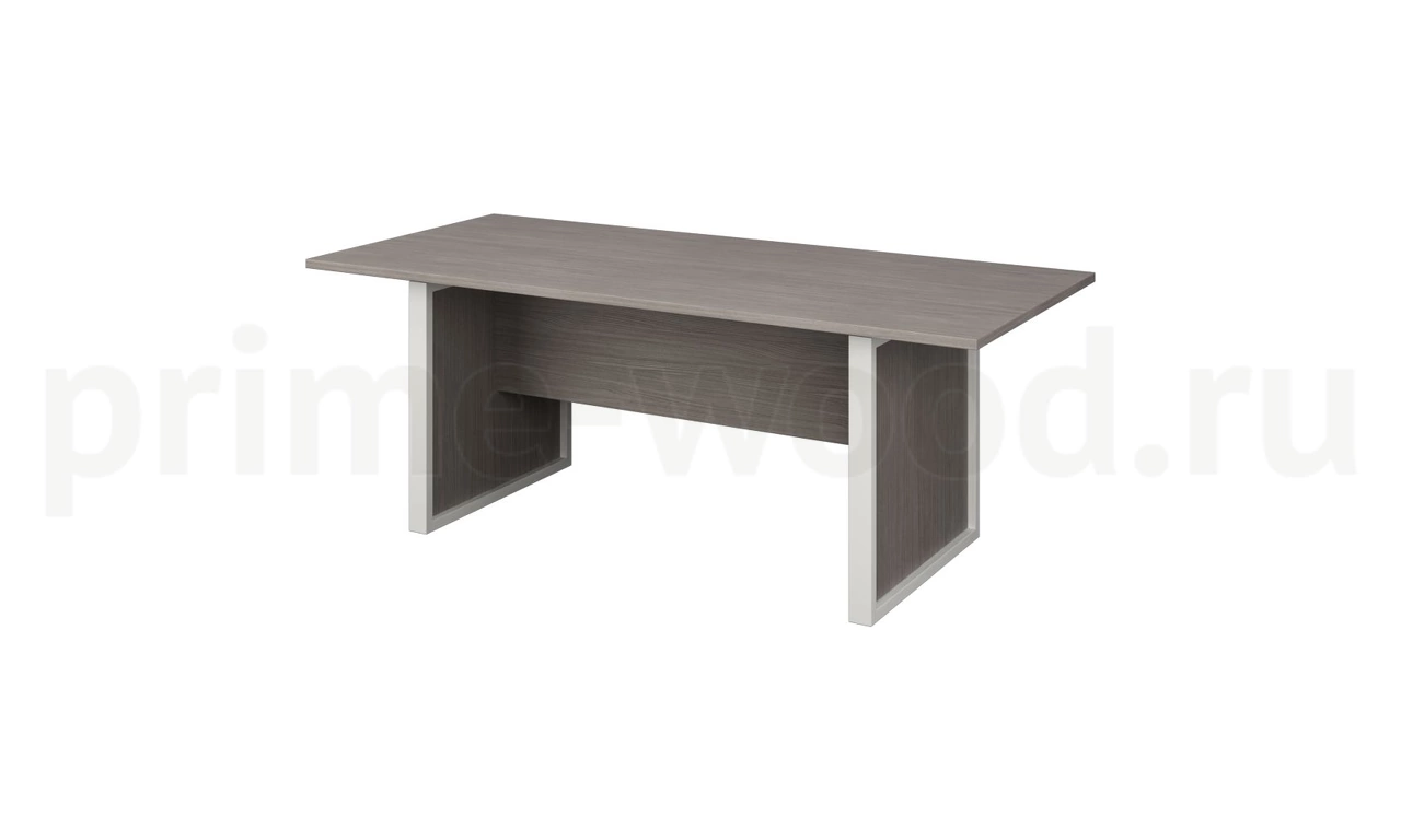 Стол для заседаний Аргентум 200x90x75 арт. НТМ-200.90 - фото 2