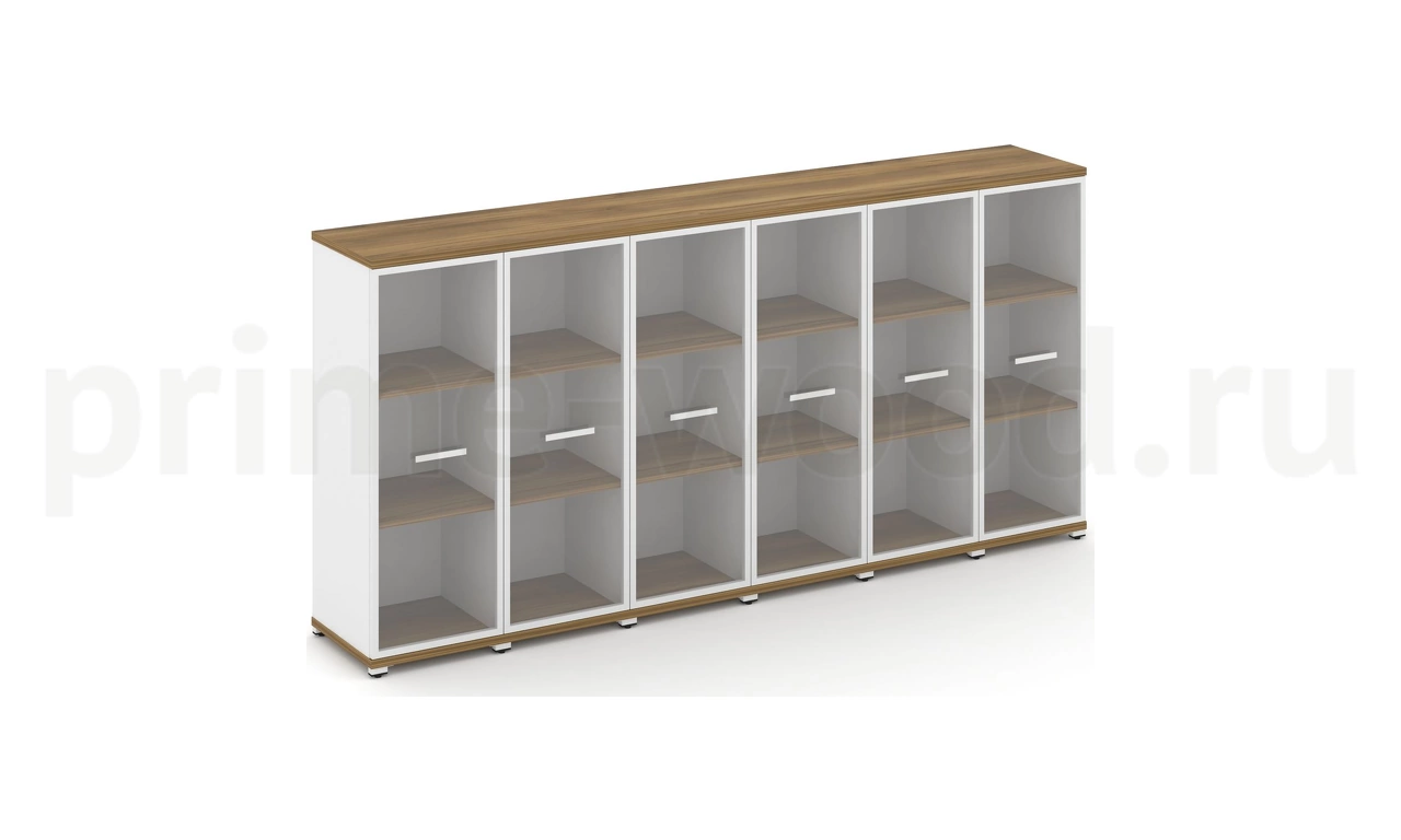 Шкаф шесть узких секций, 3 ниши CN.STU-366 RP B/W - фото 4