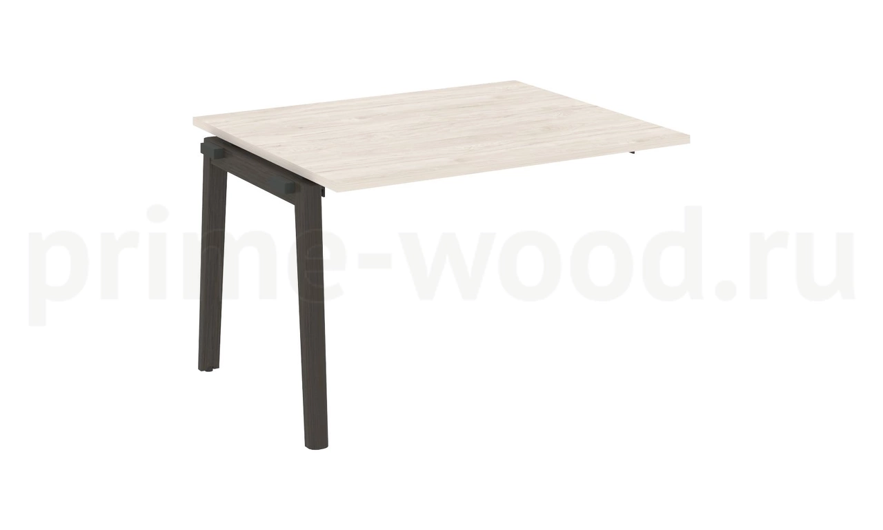 Проходной наборный элемент переговорного стола, опоры - массив дерева ONIX WOOD 118x98x75 - фото 4