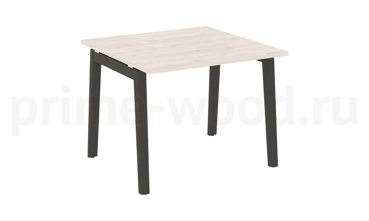 Стол переговорный (1 столешница), опоры - массив дерева ONIX WOOD 98x98x75 - фото 4