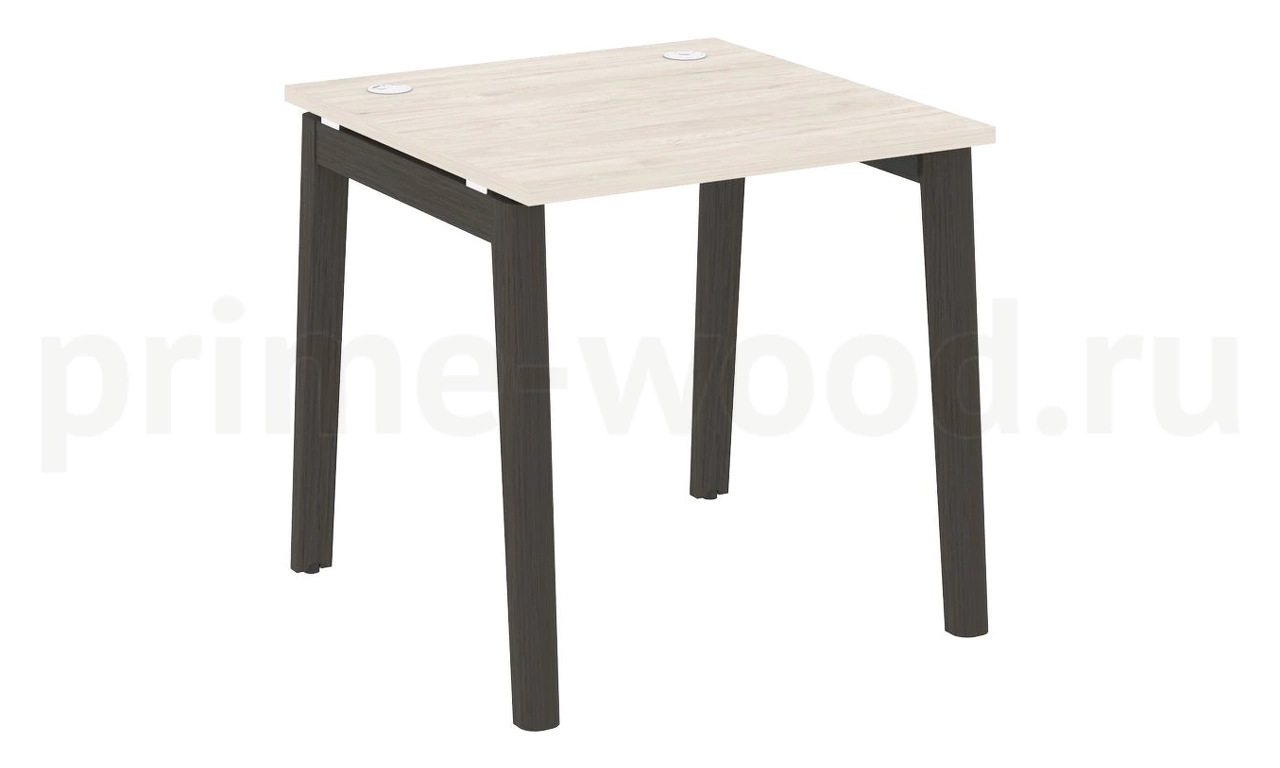 Стол письменный, опоры - массив дерева ONIX WOOD 78x80x75 - фото 4