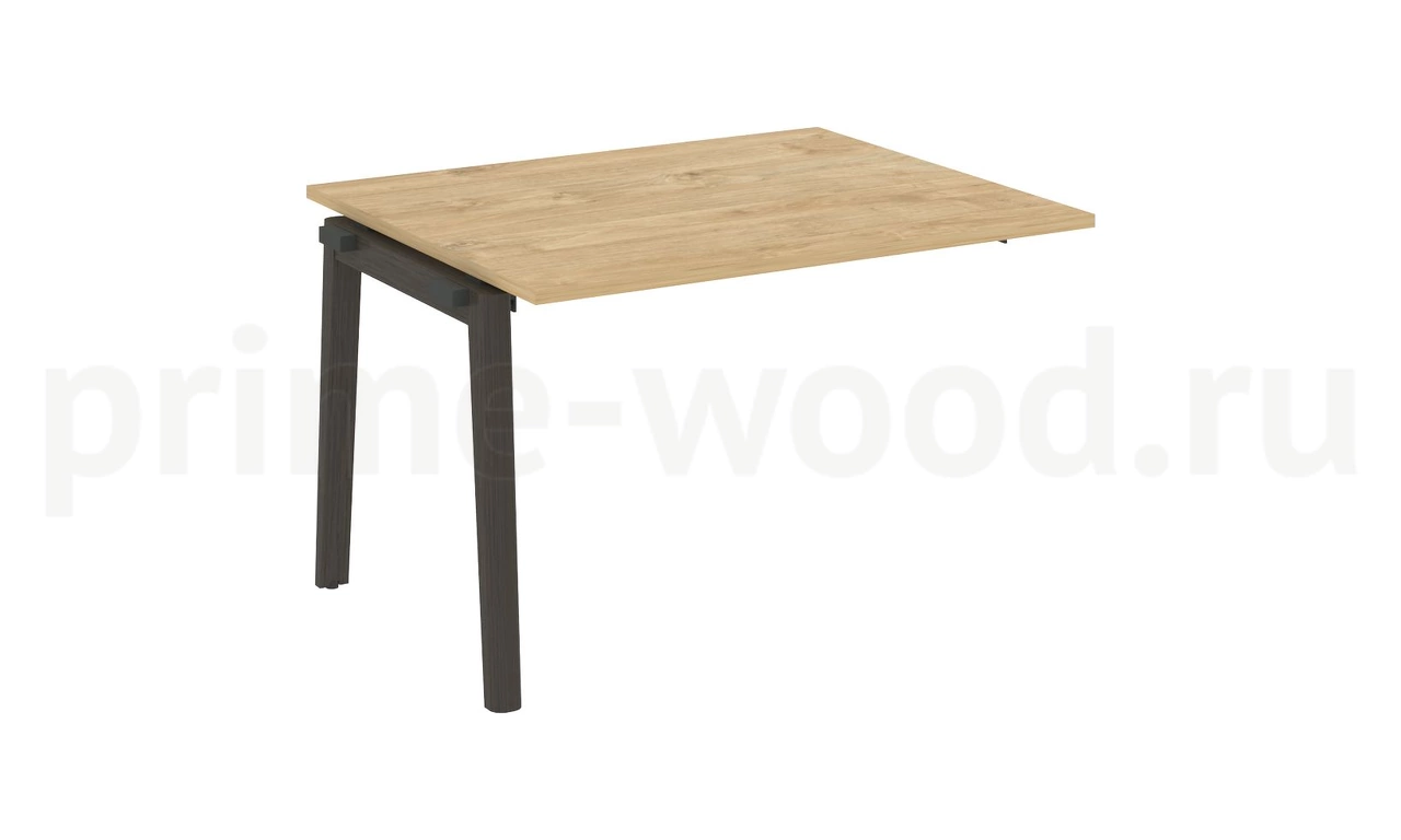 Проходной наборный элемент переговорного стола, опоры - массив дерева ONIX WOOD 118x98x75 - фото 8