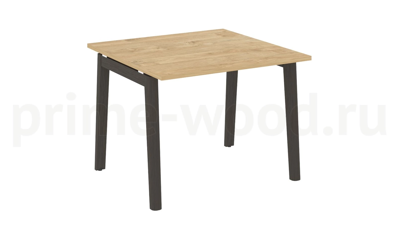 Стол переговорный (1 столешница), опоры - массив дерева ONIX WOOD 98x98x75 - фото 8