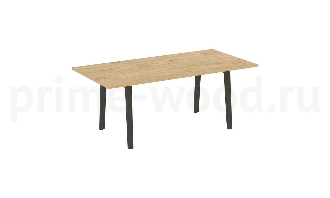 Стол переговорный, опоры - массив дерева ONIX WOOD 198x98x75 - фото 8