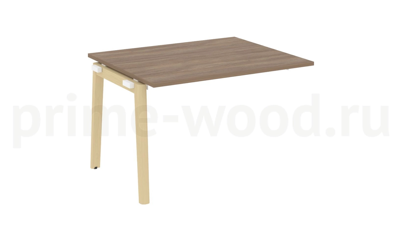Проходной наборный элемент переговорного стола, опоры - массив дерева ONIX WOOD 118x98x75 - фото 3