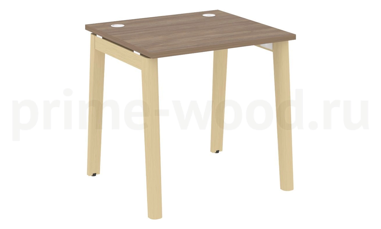 Стол письменный, опоры - массив дерева ONIX WOOD 78x72x75 - фото 3