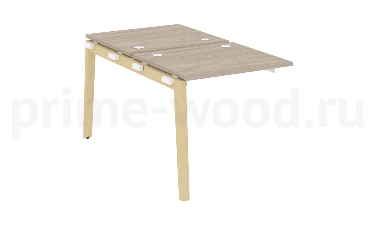 Наборный элемент рабочей станции, опоры - массив дерева ONIX WOOD 78x148x75 - фото 1