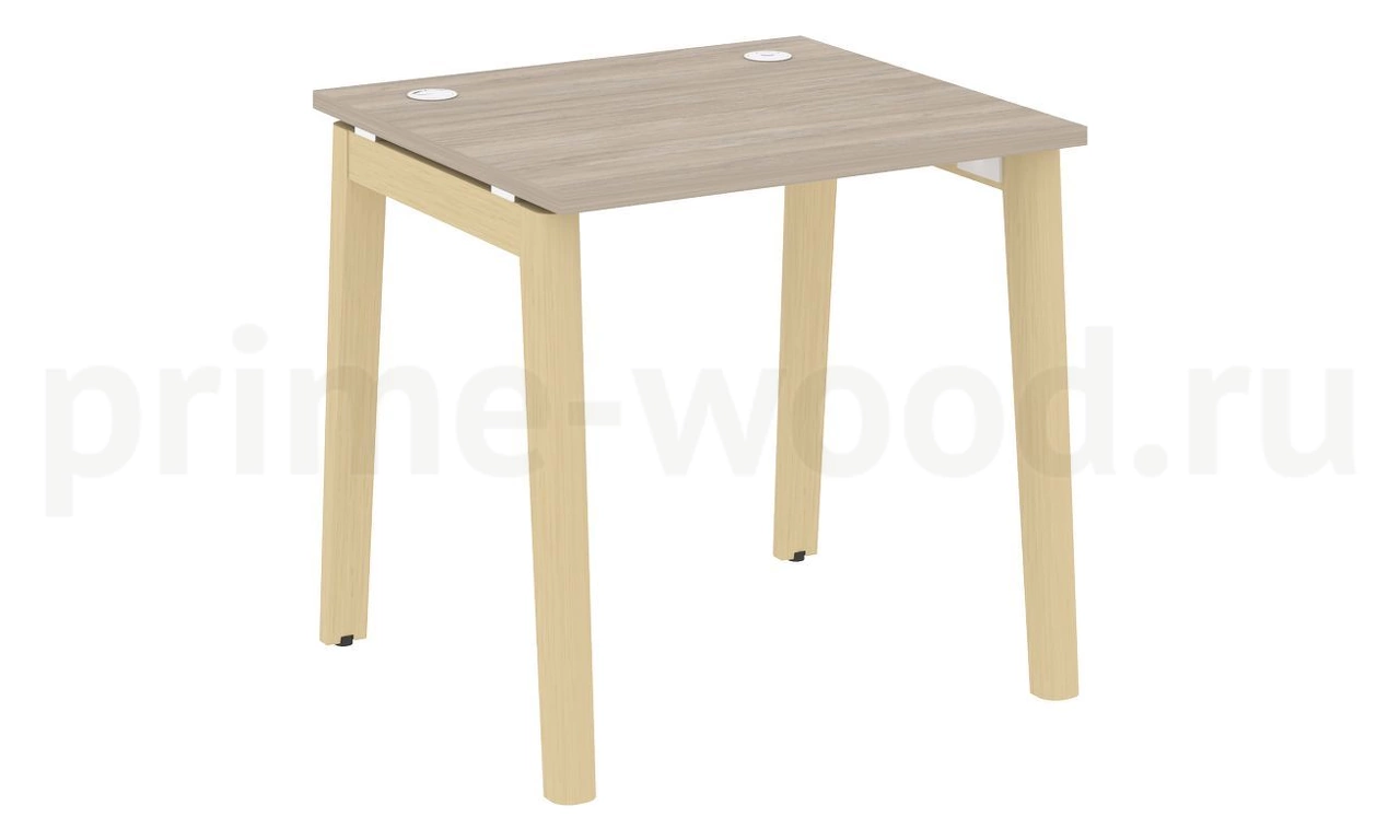 Стол письменный, опоры - массив дерева ONIX WOOD 78x72x75 - фото 1