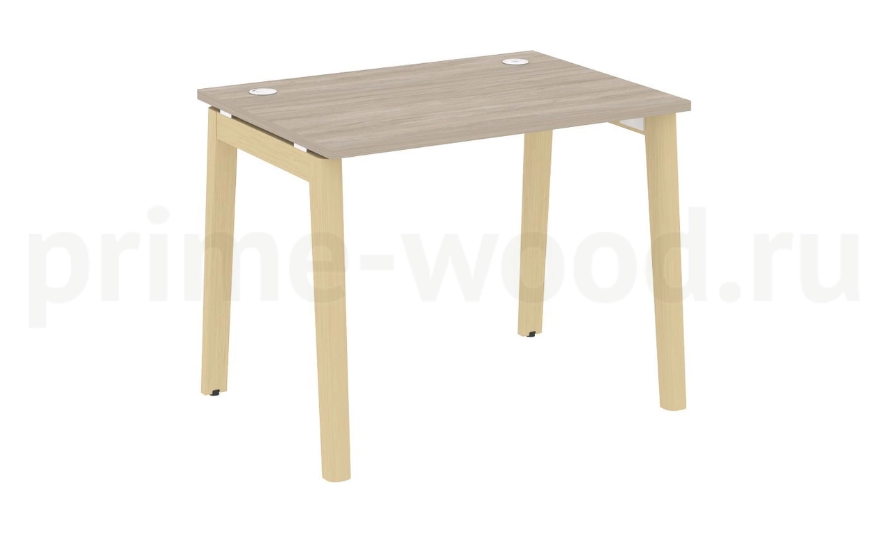 Стол письменный, опоры - массив дерева ONIX WOOD 98x72x75 - фото 1