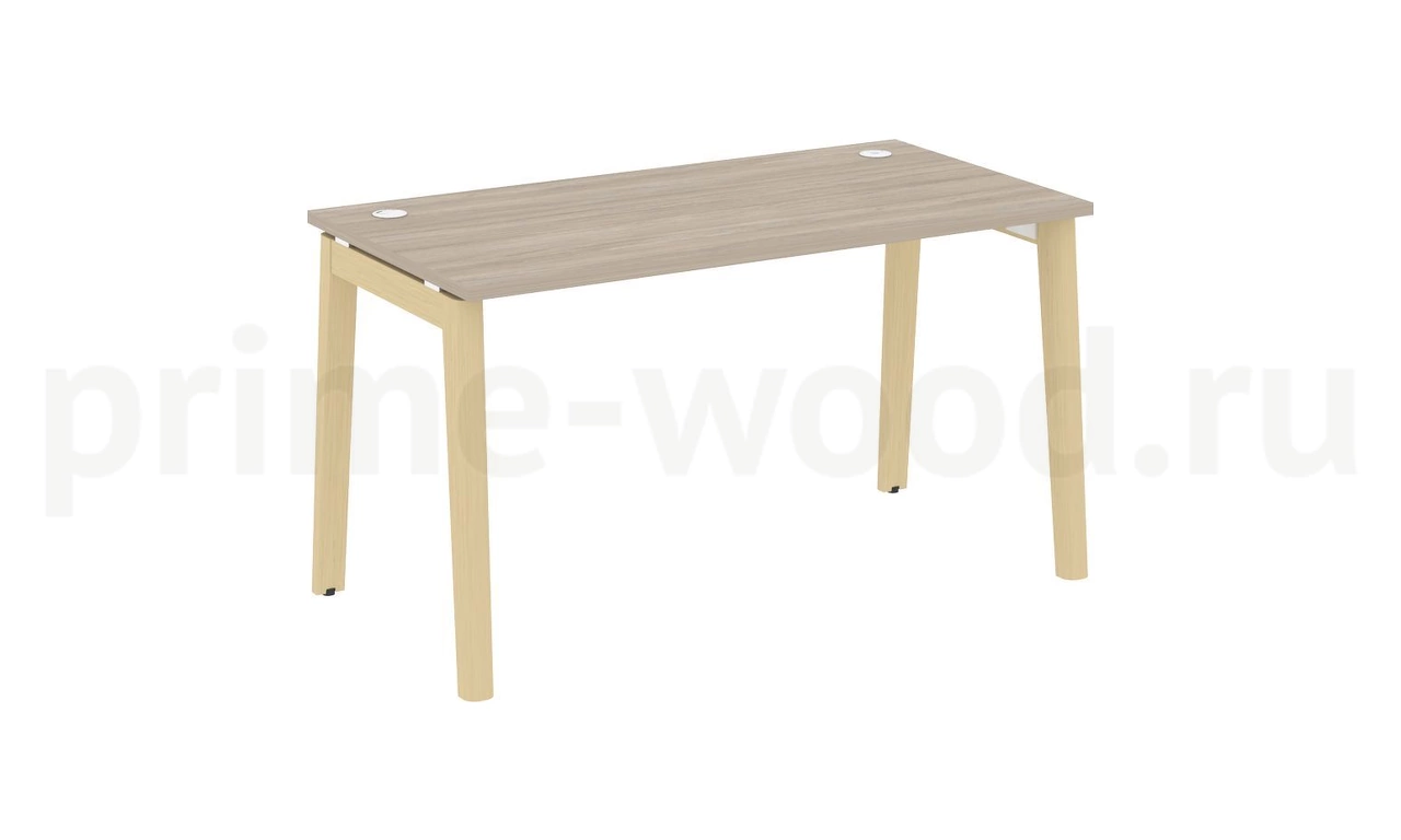 Стол письменный, опоры - массив дерева ONIX WOOD 138x72x75 - фото 1