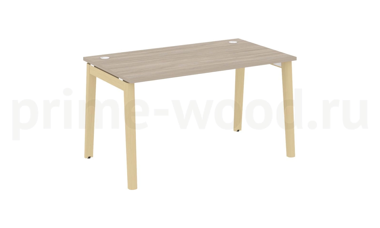 Стол письменный, опоры - массив дерева ONIX WOOD 138x80x75 - фото 1