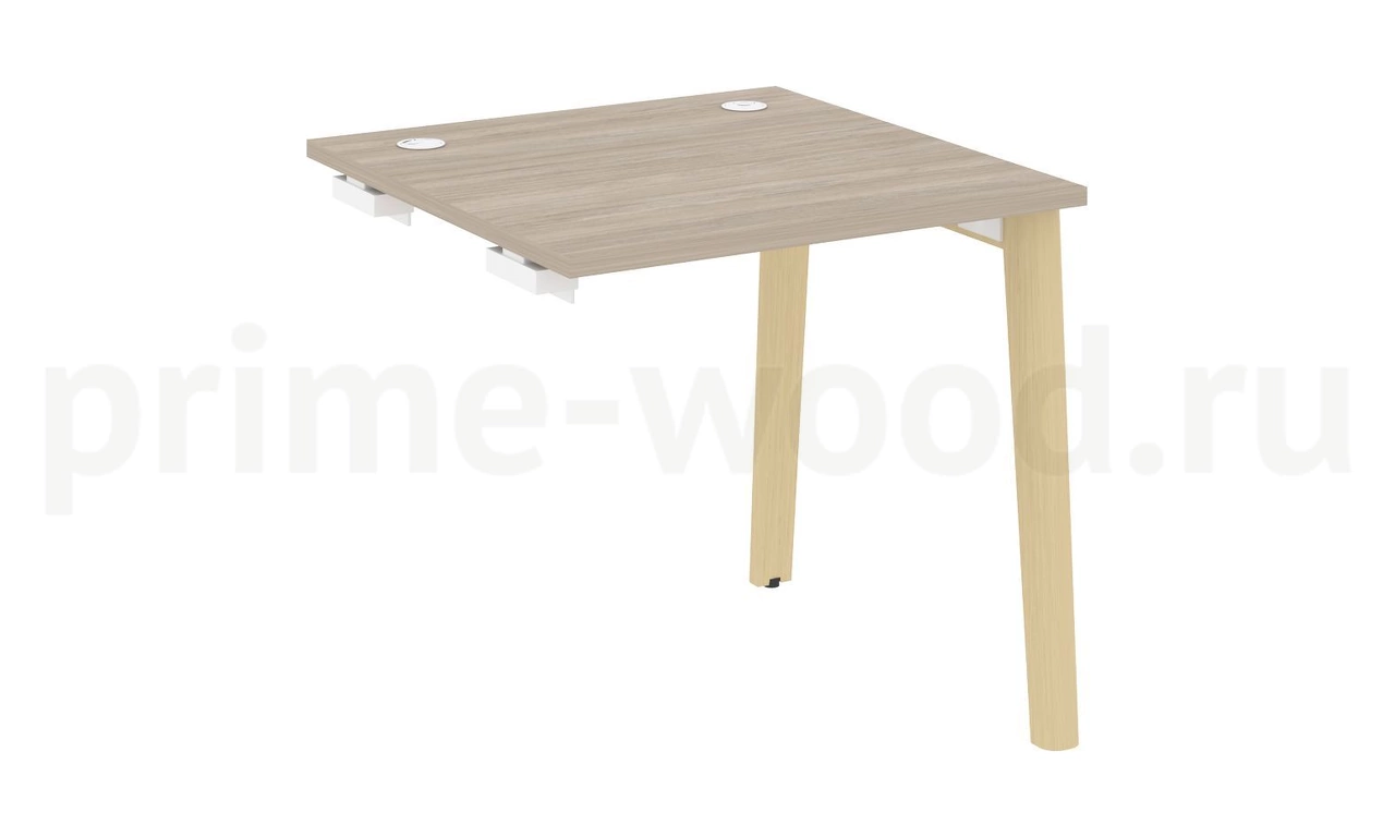 Стол-приставка к опорным элементам, опоры - массив дерева ONIX WOOD 78x80x75 - фото 1
