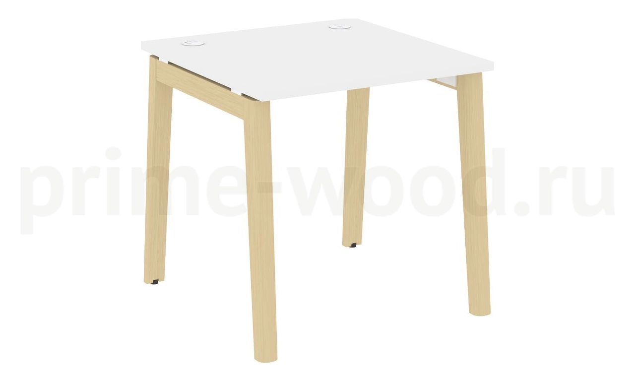 Стол письменный, опоры - массив дерева ONIX WOOD 78x80x75 - фото 7