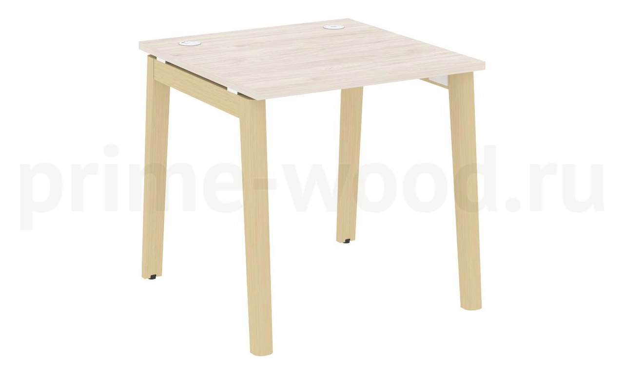 Стол письменный, опоры - массив дерева ONIX WOOD 78x80x75 - фото 5