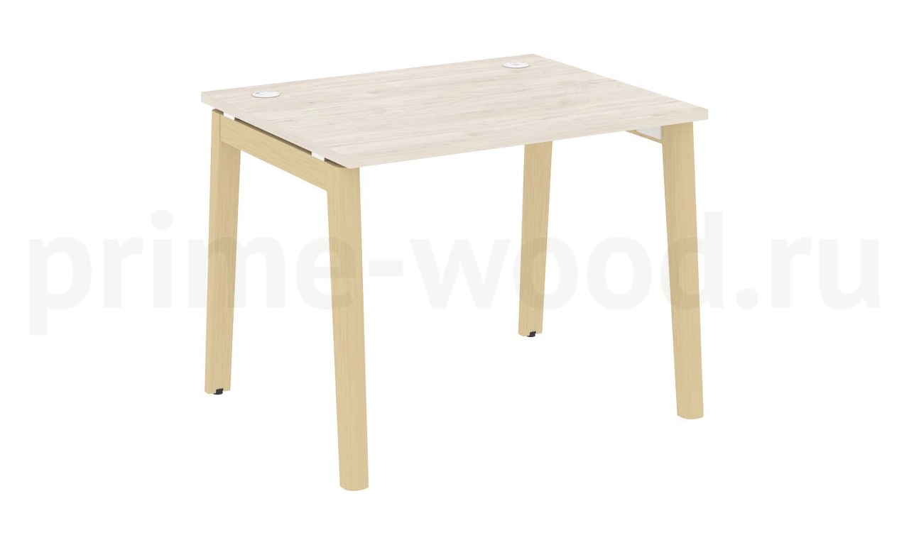Стол письменный, опоры - массив дерева ONIX WOOD 98x80x75 - фото 5
