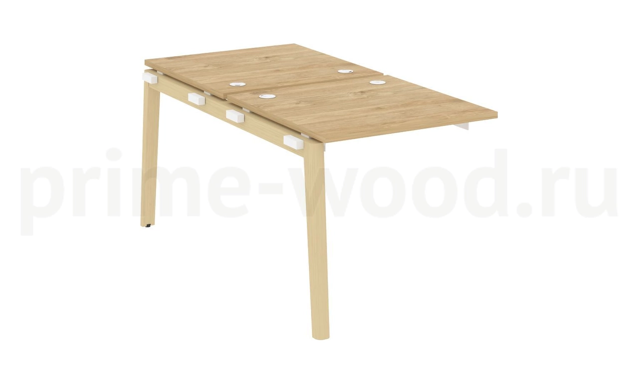 Наборный элемент рабочей станции, опоры - массив дерева ONIX WOOD 78x164x75 - фото 9