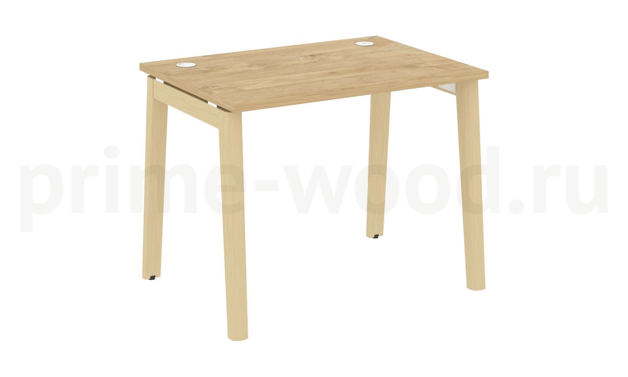 Стол письменный, опоры - массив дерева ONIX WOOD 98x72x75 - фото 9
