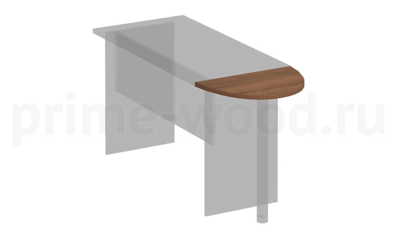 Приставка к столу без опоры Комфорт 60x40x3 - фото 1